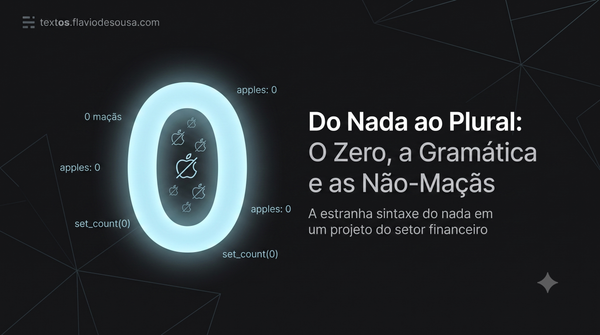 Do Nada ao Plural: O Zero, a Gramática e as Não-Maçãs